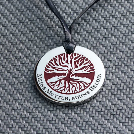 Exklusiver Lebensbaum Glücksbringer für Mütter – Personalisiere deinen Talisman