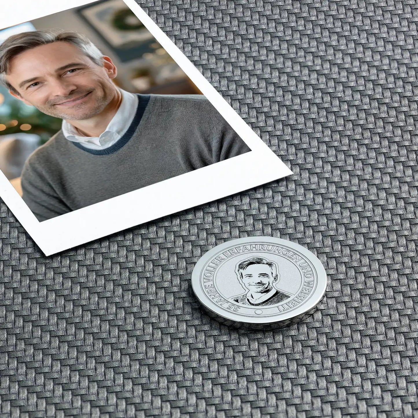 Ein Geschenk, das Erinnerungen schafft: Personalisierte Münze zum 35. Geburtstag