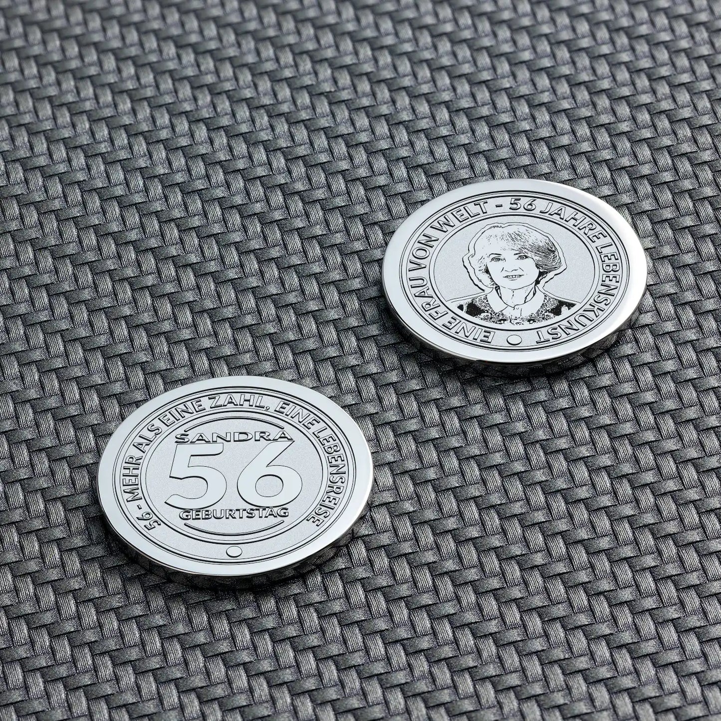 Warum eine personalisierte Münze das beste Geschenk zum 56. ist