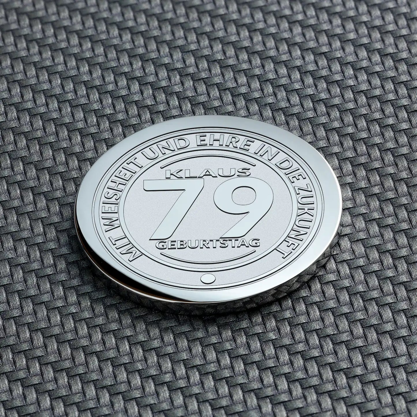Einzigartiges Geschenk zum 79. Geburtstag - Personalisierte Jubiläumsmünze