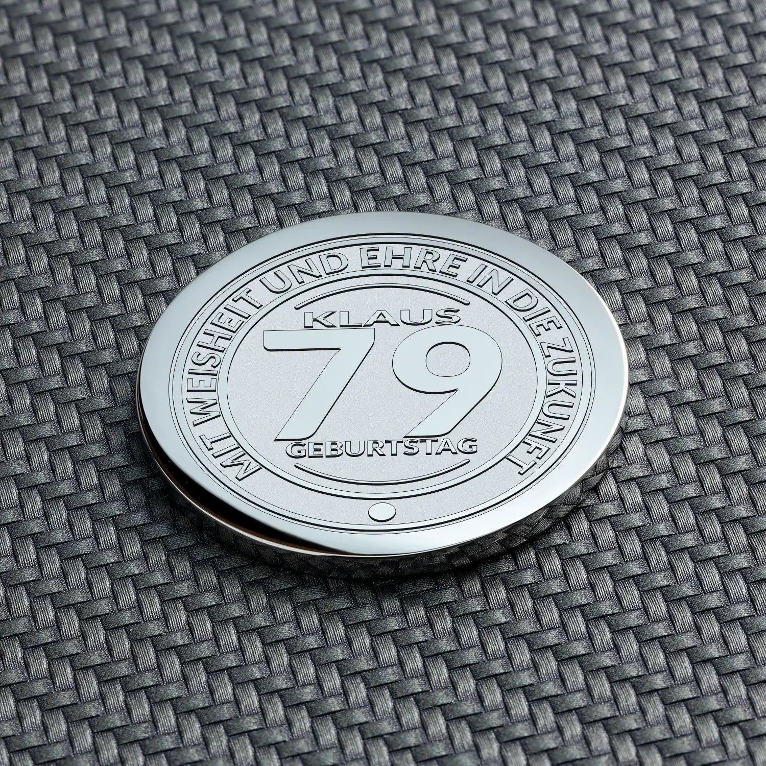 Einzigartiges Geschenk zum 79. Geburtstag - Personalisierte Jubiläumsmünze