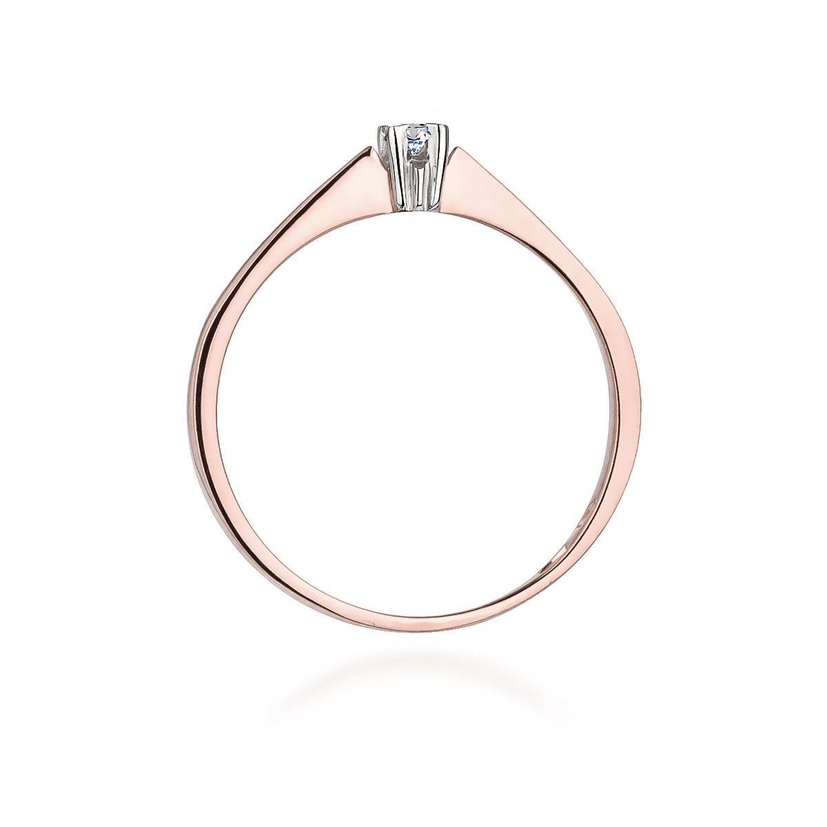 Anillo de Compromiso, Oro 585, Diamante 0.03ct - W175