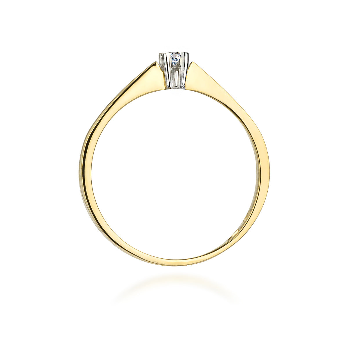 Anillo de Compromiso, Oro 585, Diamante 0.03ct - W175