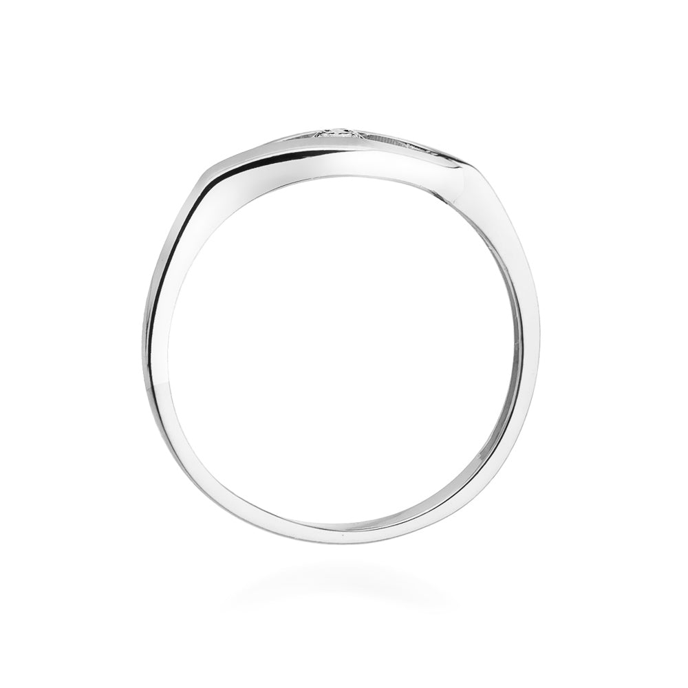 Verlobungsring in Gold 585 mit Diamant 0.04ct - W194
