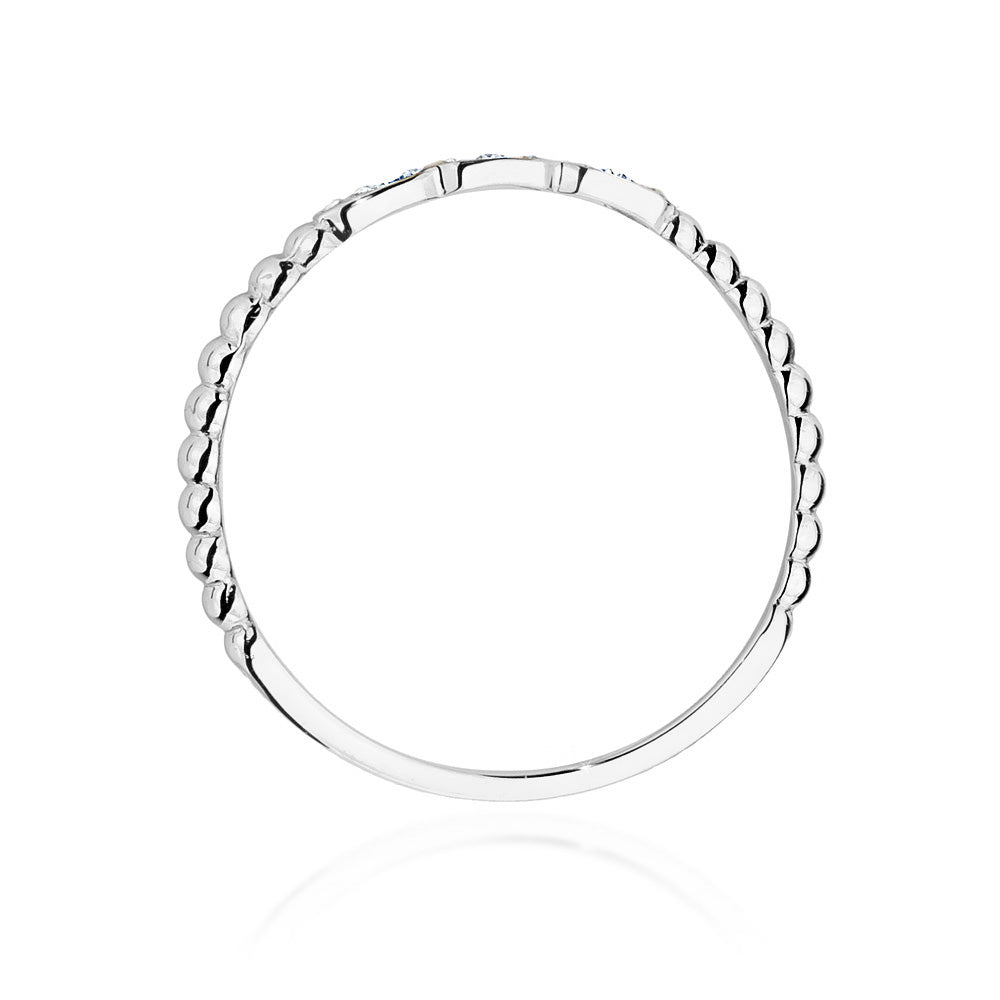Verlobungsring, Gold 585, 6 Diamanten 0,03ct - W-479
