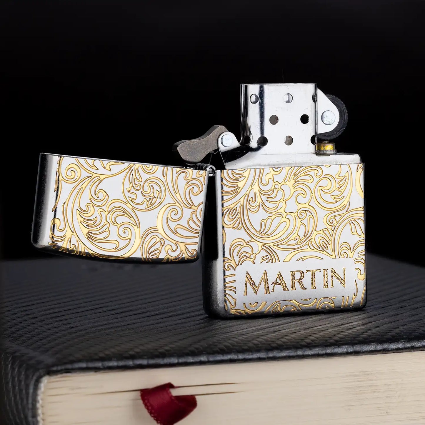 Gravierte Zippo® Street Chrome Feuerzeug – persönliches Geschenk mit Charakter