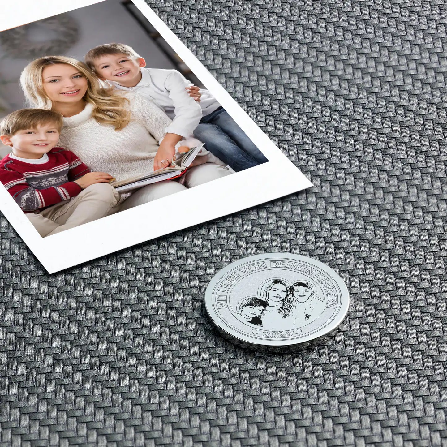 Liebe, die zählt – Personalisierte Geburtstagsgeschenk Münze für Mama