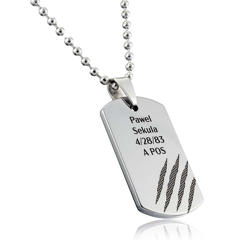 dogtag mit Predator Gravur