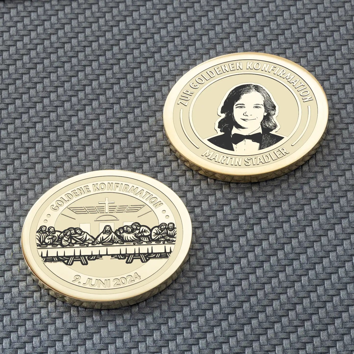 Feiern Sie die Goldkonfirmation mit einem Maßgeschneiderten Münzgeschenk