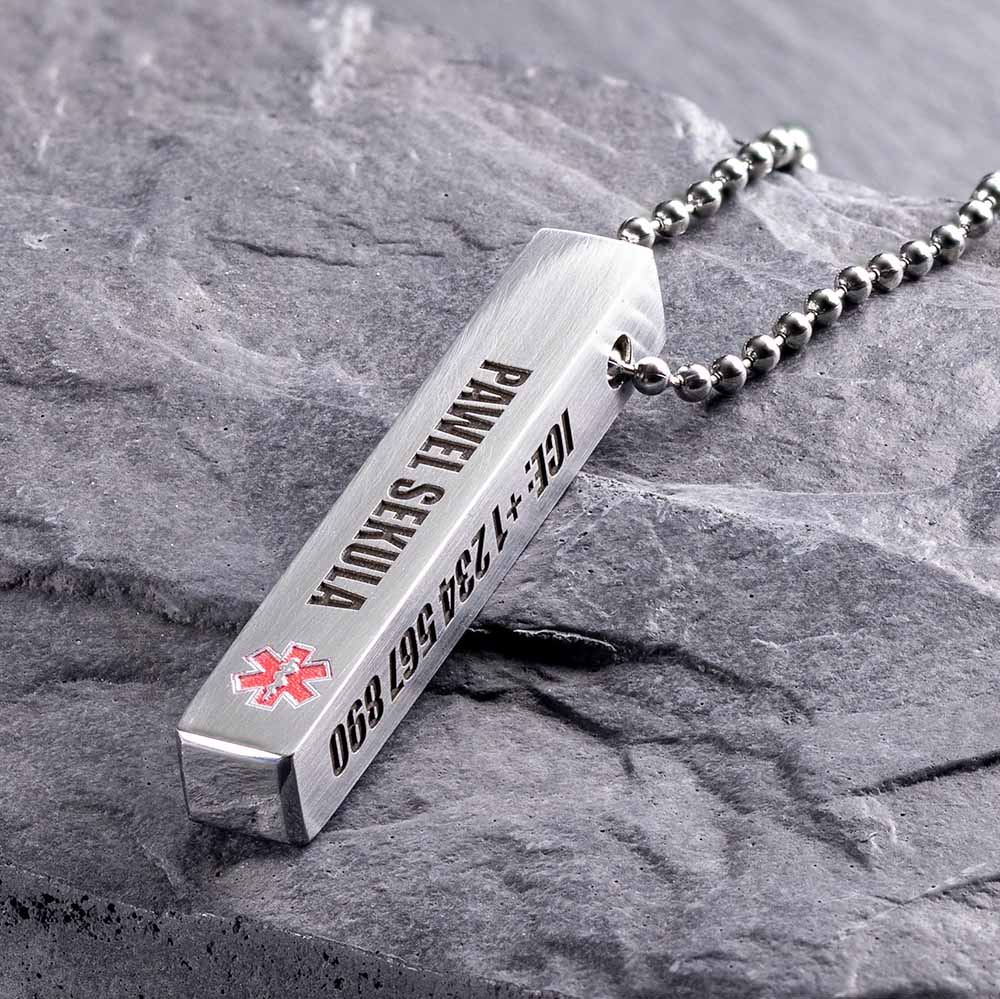 notfallschmuck mit gravur