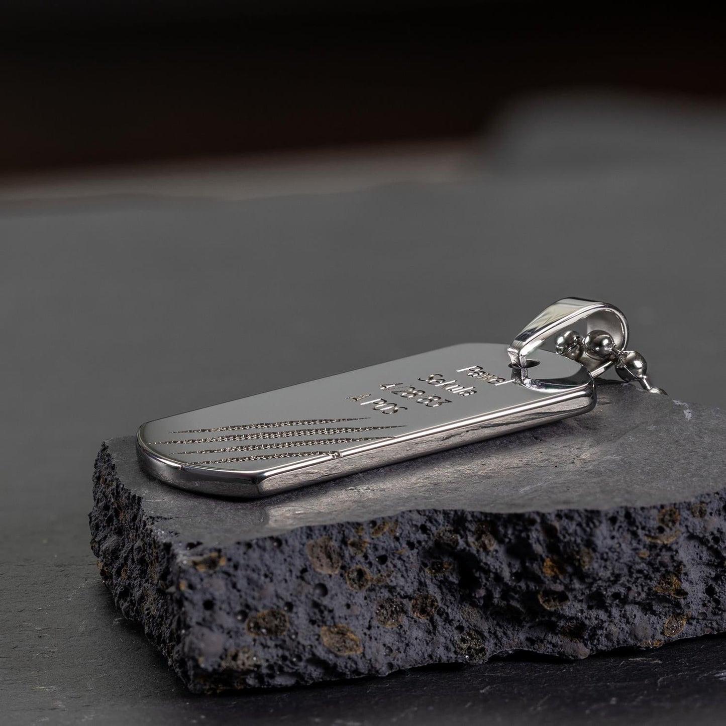 Beast Scratch Unique 3D Custom Luxury Necklace. Personalized Tungsten Dog Tag for men - seQua.Shop