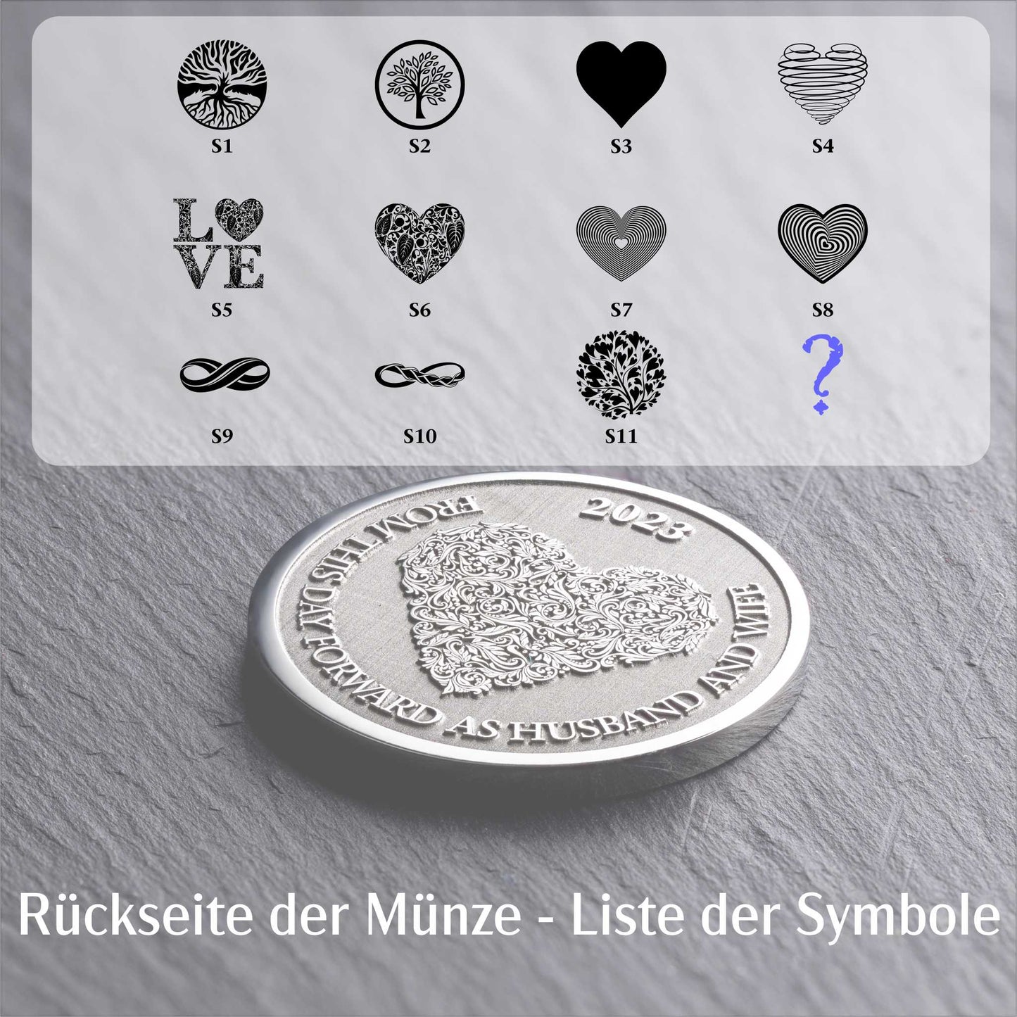 Custom-Designed Coin - The Perfect Gift for a 40th Birthday - seQua.Shop