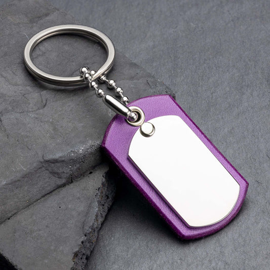 Schlüsselanhänger in Lila