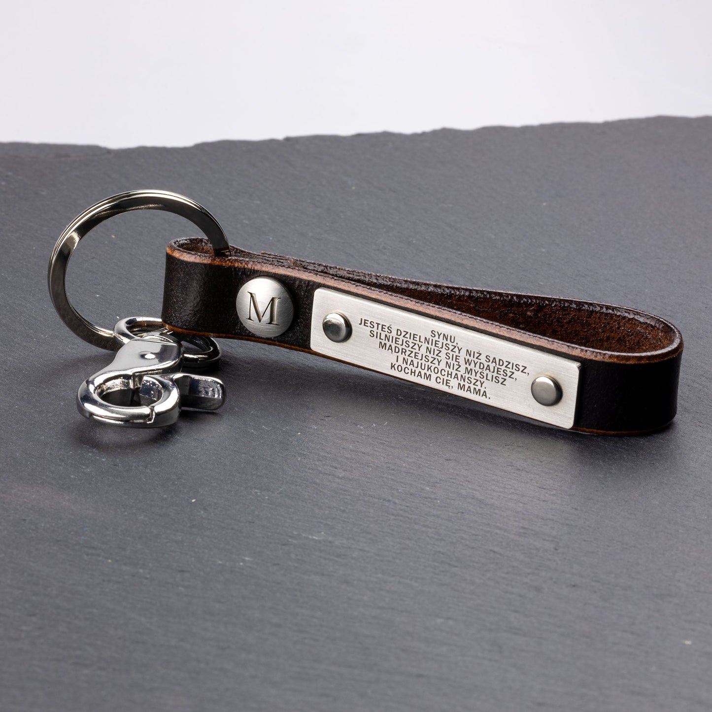 schlüsselanhänger personalisiert aus Leder
