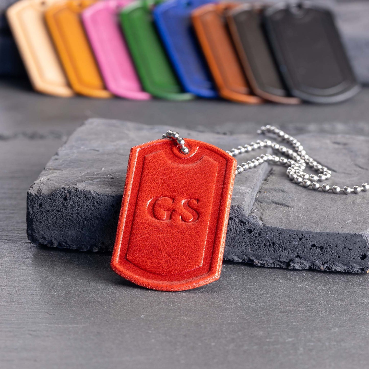 Leather Dog Tag Necklace - Personalized Excellence in Every Detail - seQua.Shop