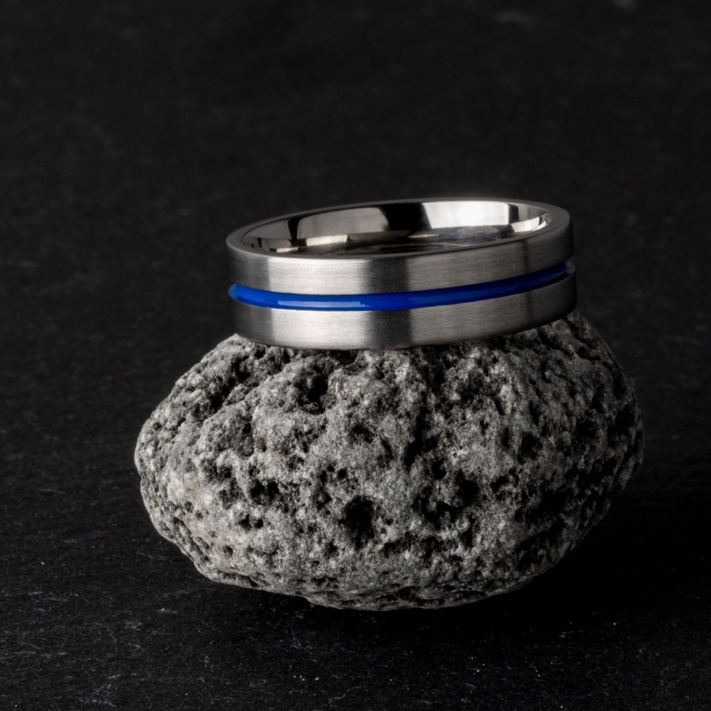 Titan Ring Herren Blau - seQua.Shop