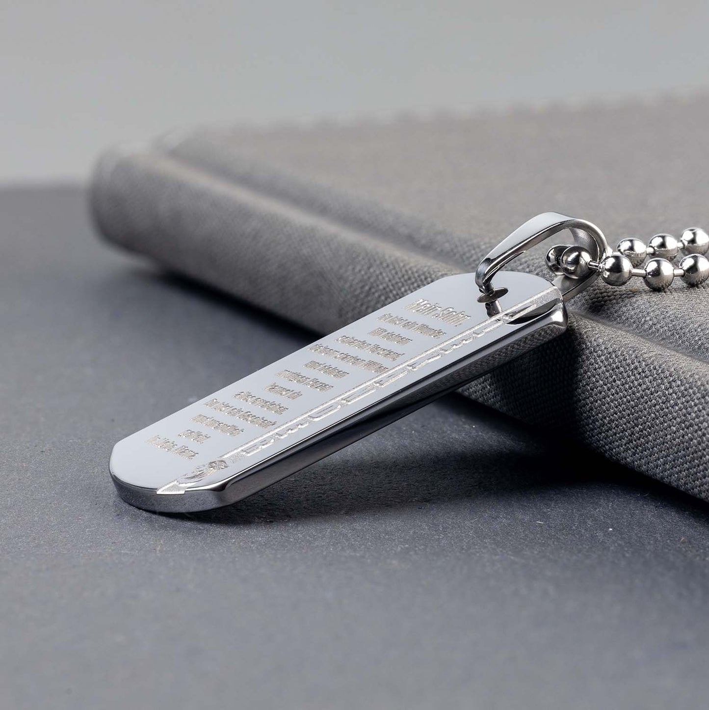Mutter Sohn Halskette: Innovative Razor3D-Gravurtechnik - seQua.Shop