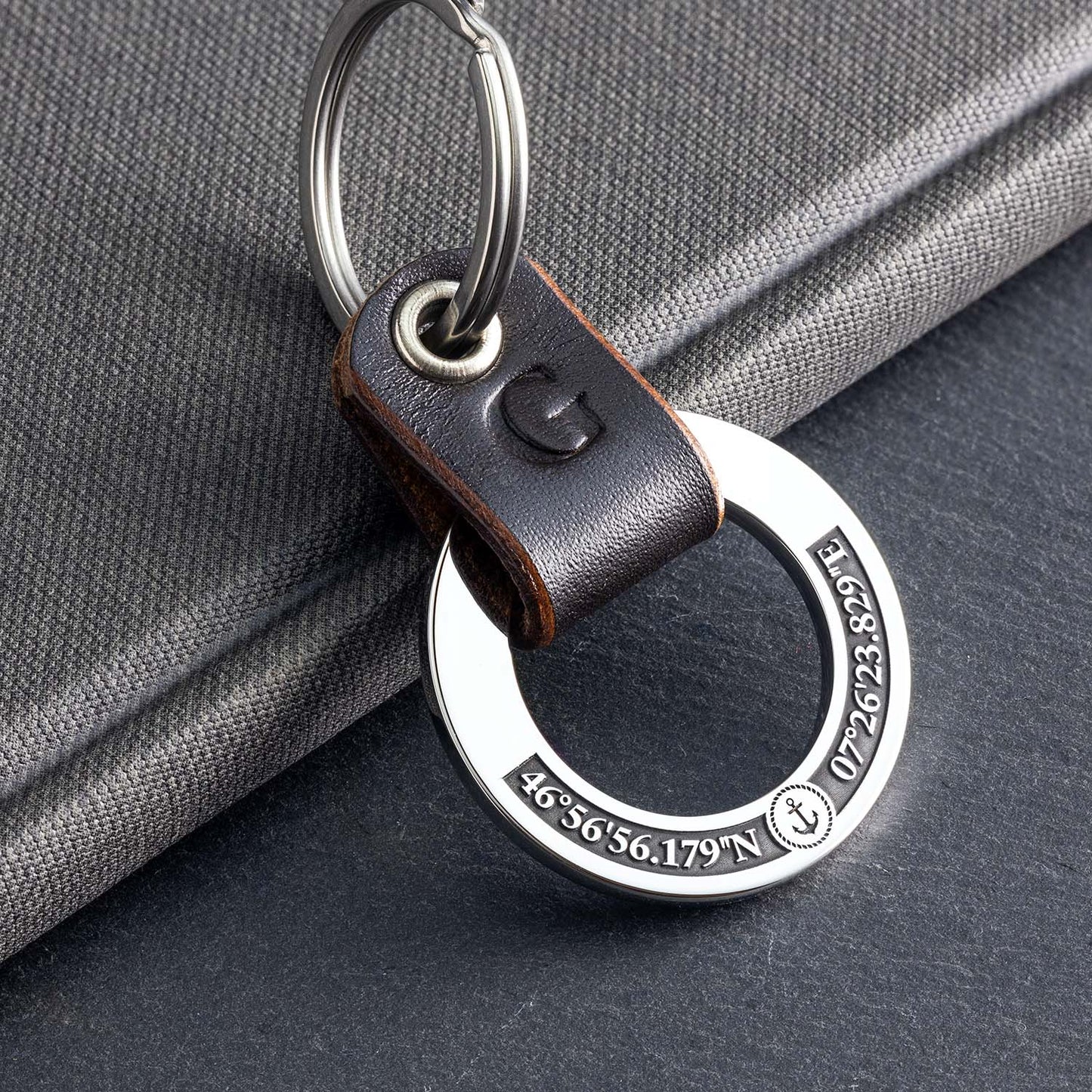 Anker Schlüsselanhänger mit Gravur - seQua.Shop