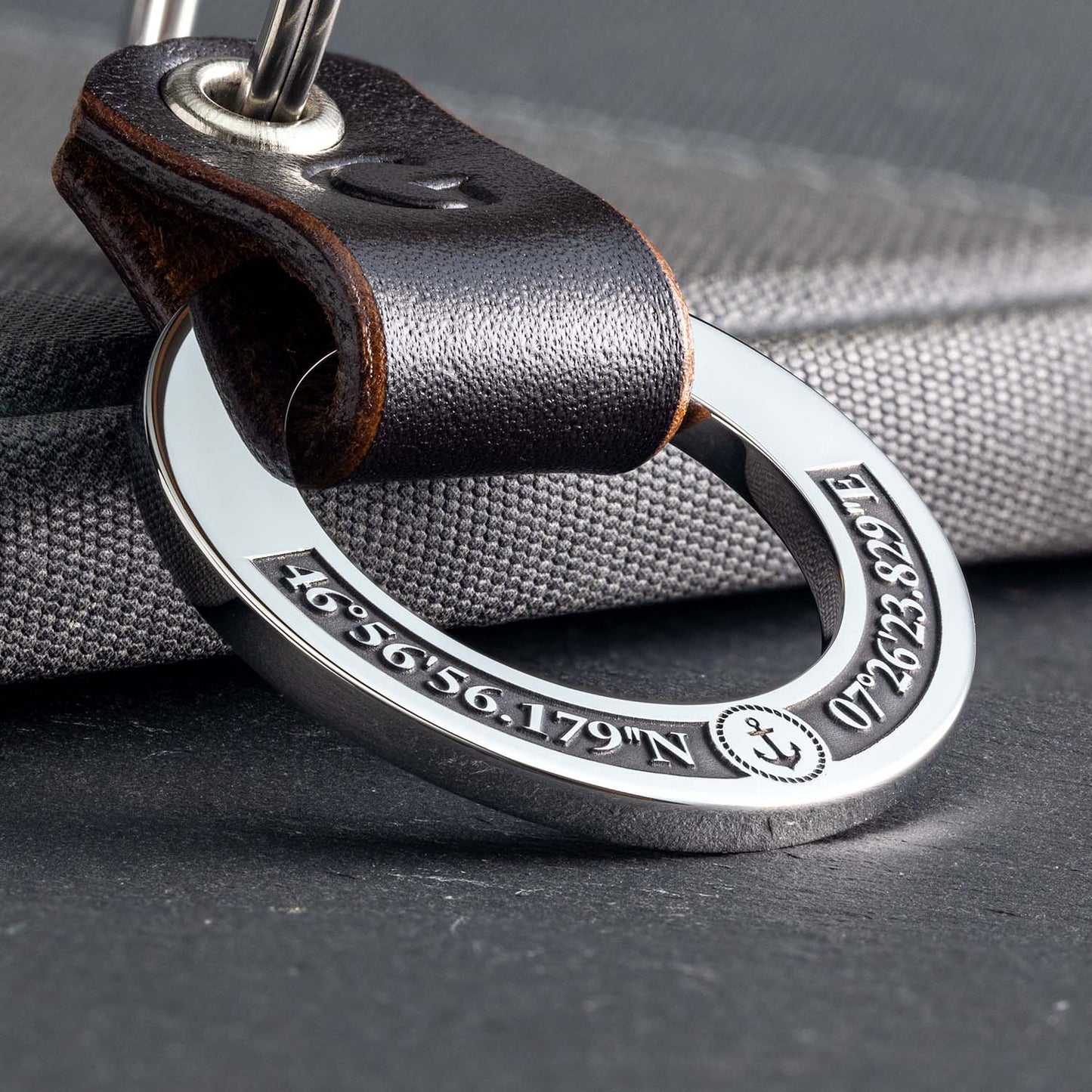 Personalisierten Anker Schlüsselanhänger - Ein Symbol der Stärke - seQua.Shop