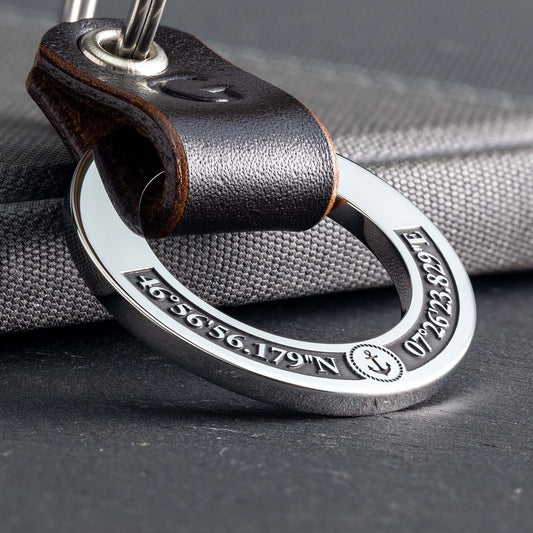 Personalisierten Anker Schlüsselanhänger - Ein Symbol der Stärke - seQua.Shop