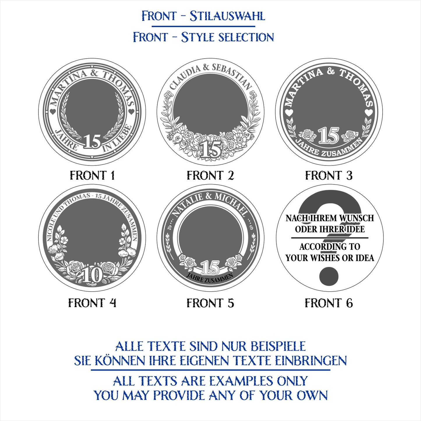 Personalised Anniversary Coin: A Unique 15 Year Wedding Anniversary Gift - seQua.Shop