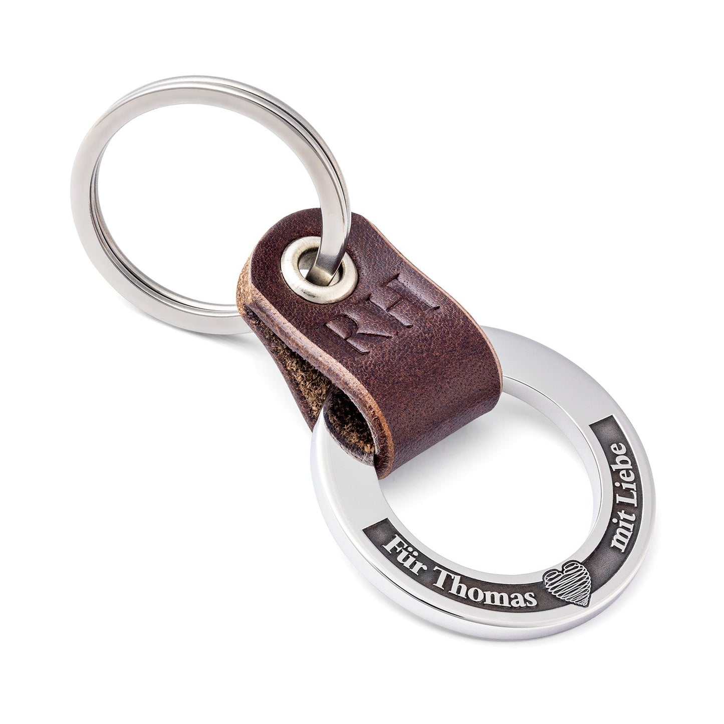 Herz Schlüsselanhänger mit Gravur - Personalisieren Sie Ihr Geschenk- seQua.Shop