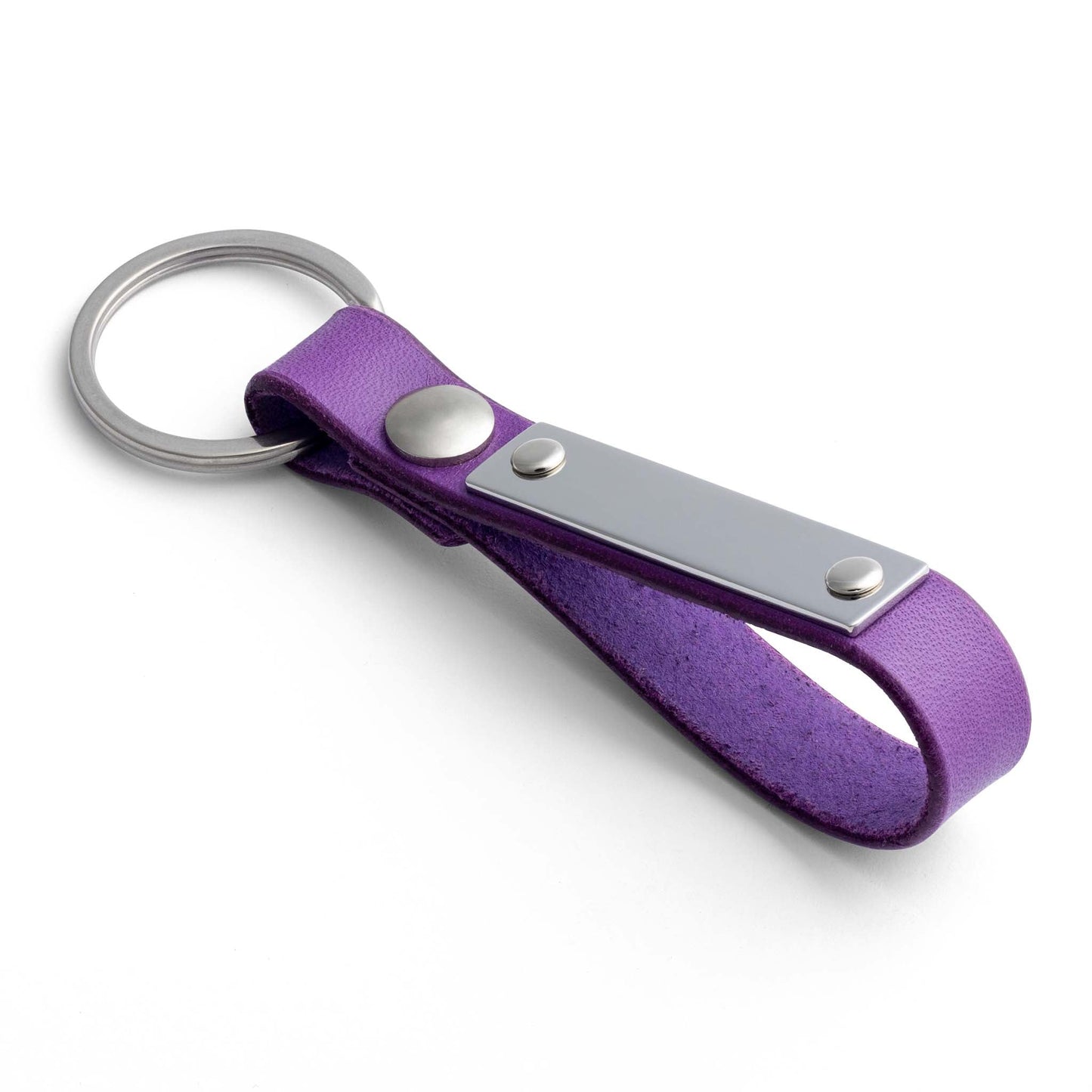 Personalised Viola Leather Keyring - seQua.Shop