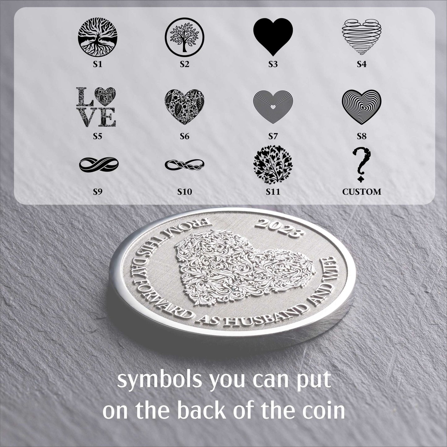Personalized Coin: The Perfect Gift for Him and Gift for Her - seQua.Shop