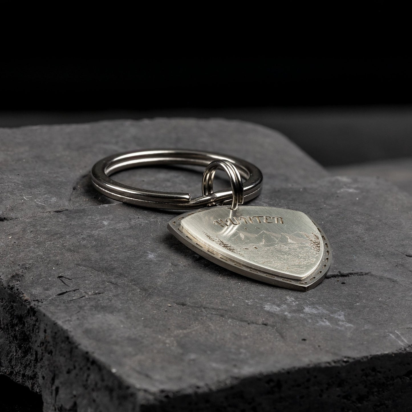 Titanium and silver dog tag - seQua.Shop
