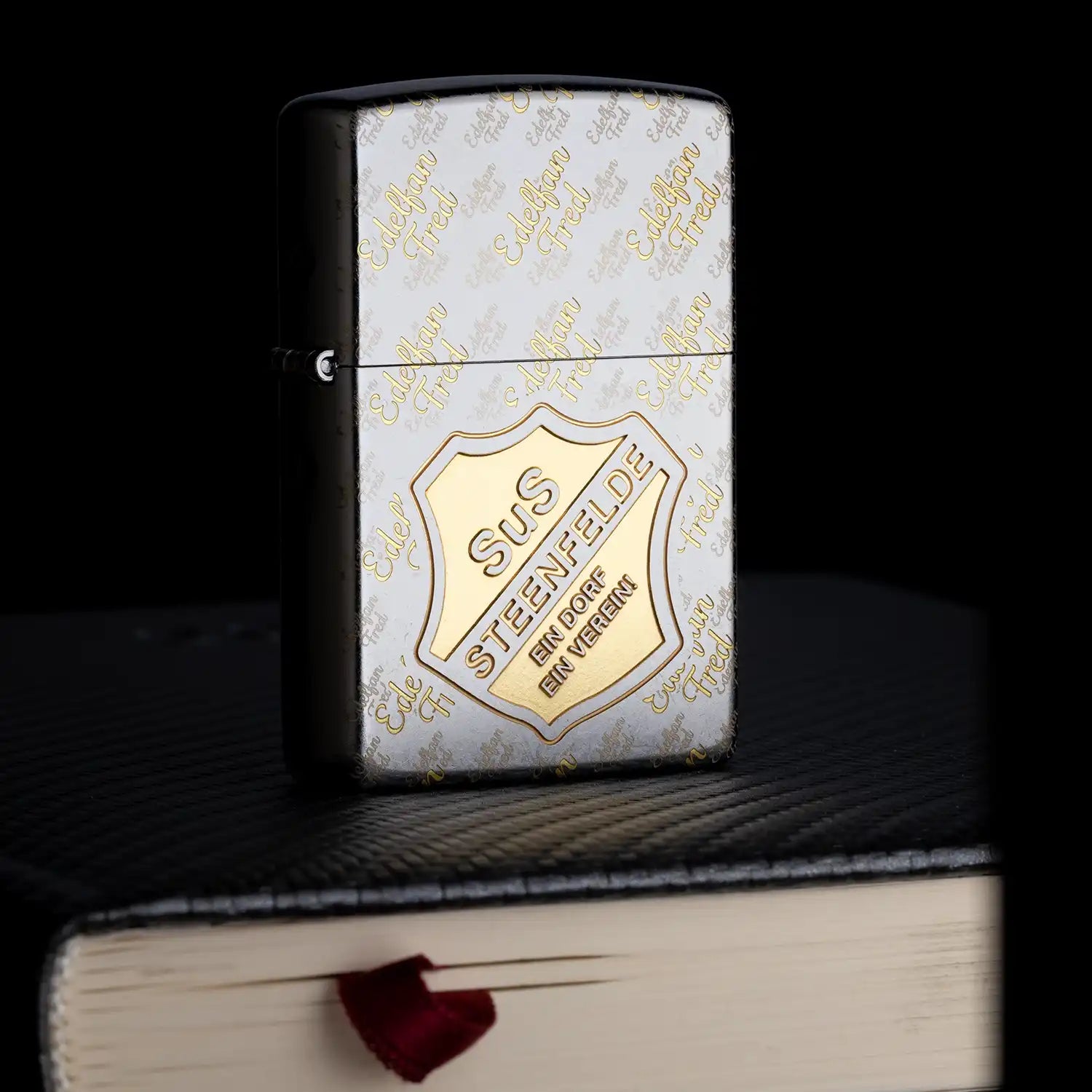Accendino Zippo® Slim Brushed Chrome 1600 - Metallo Antivento Ricaricabile - Made In USA