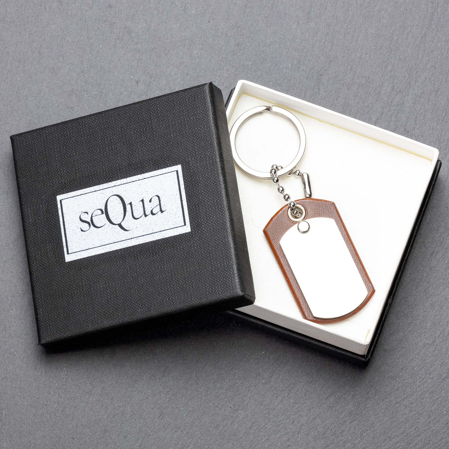 Chestnut Brown Keyring - A Unique Personalised Accessory - seQua.Shop