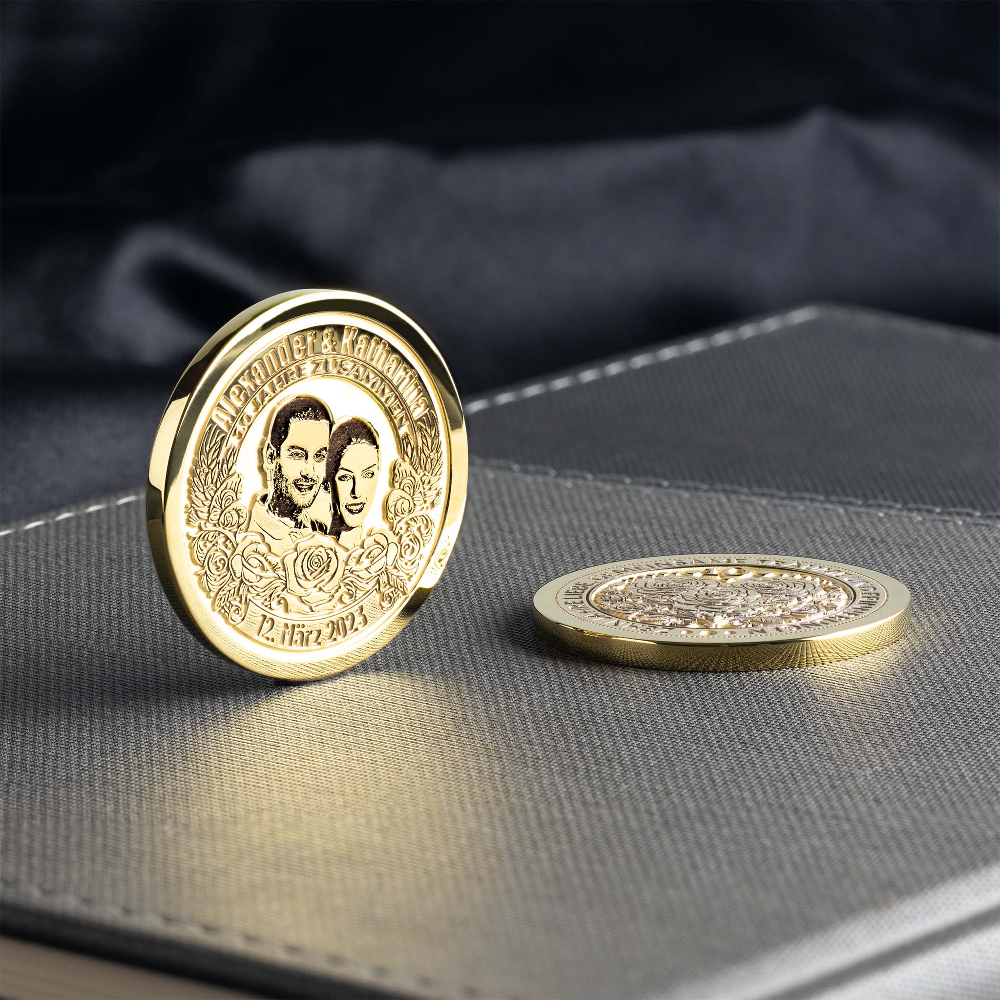 Design Your Own Coin at seQua.Shop Personalised Gift Coins