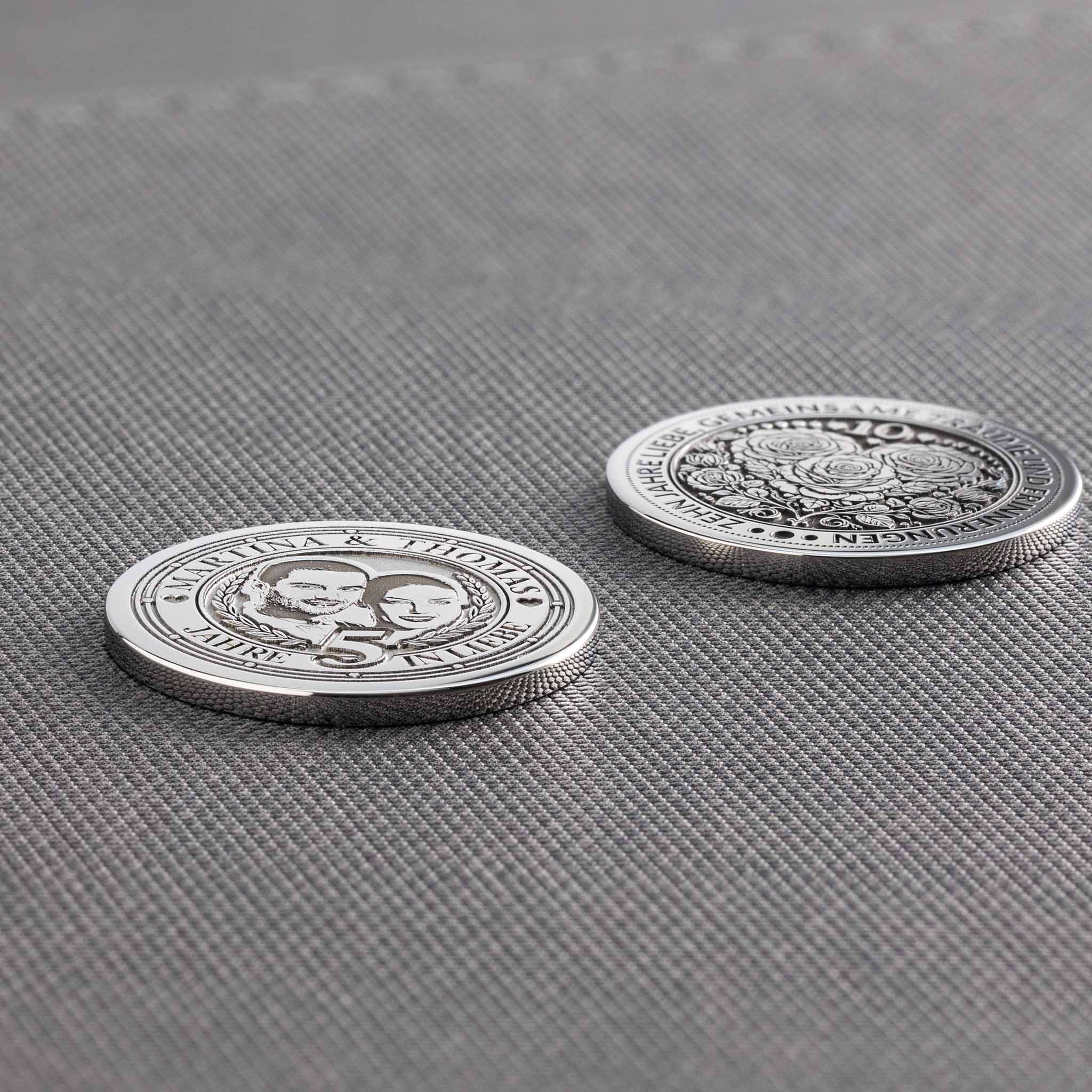 Design Your Own Coin at seQua.Shop Personalised Gift Coins