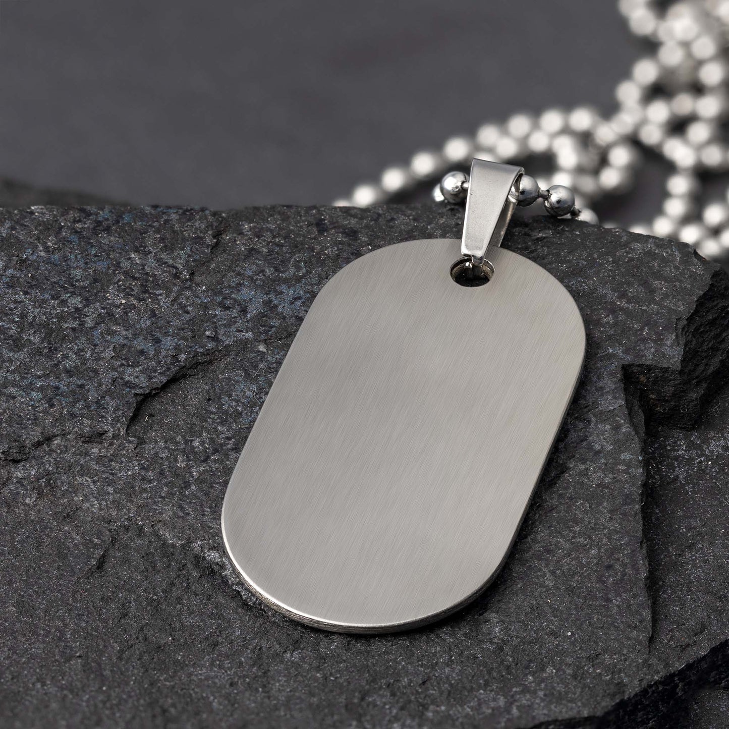 Dog Tag Silver and Titanium - The Ultimate Personalized Dog Tag Gift - seQua.Shop