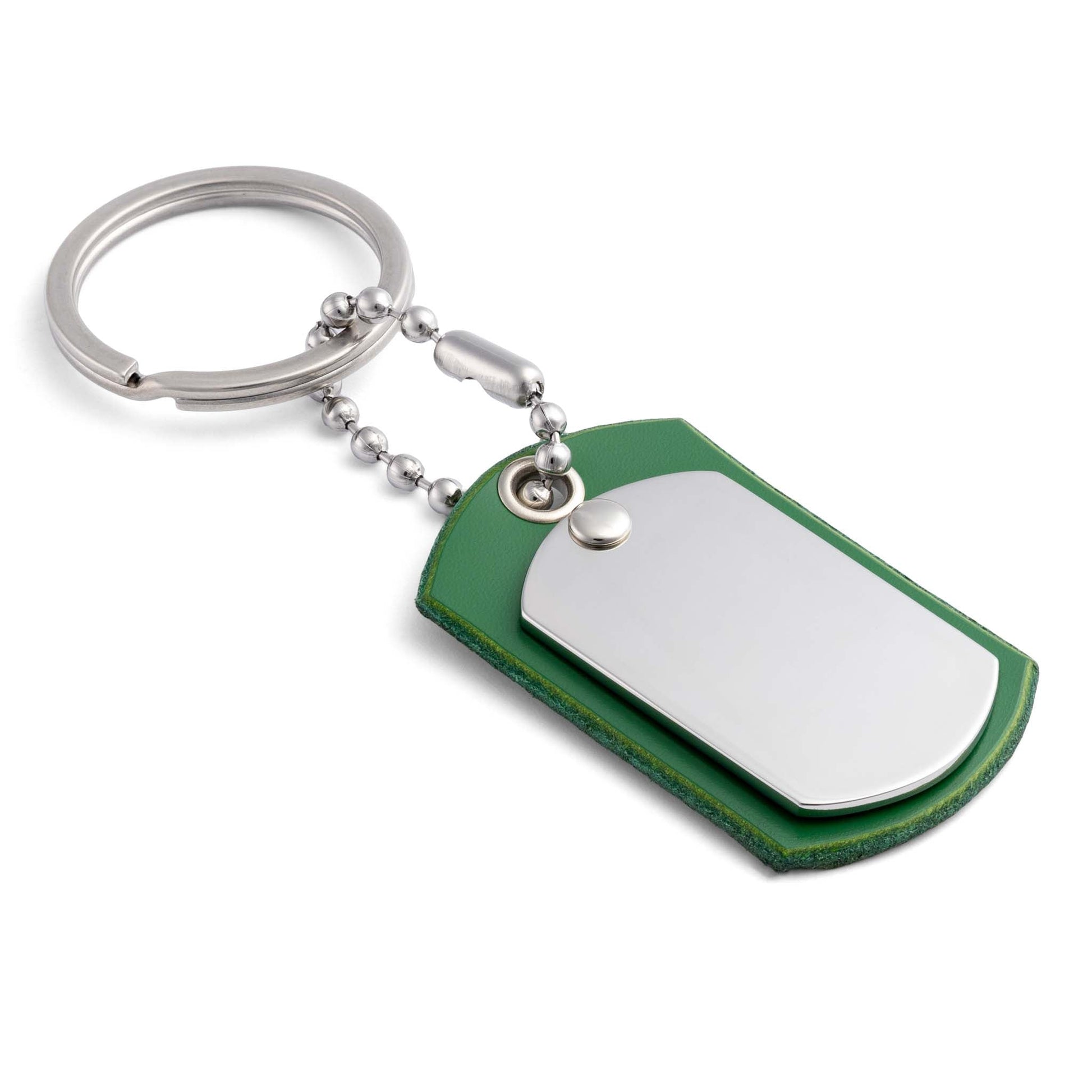 Juicy Green Leather Keyring: Customised Just for You - seQua.Shop