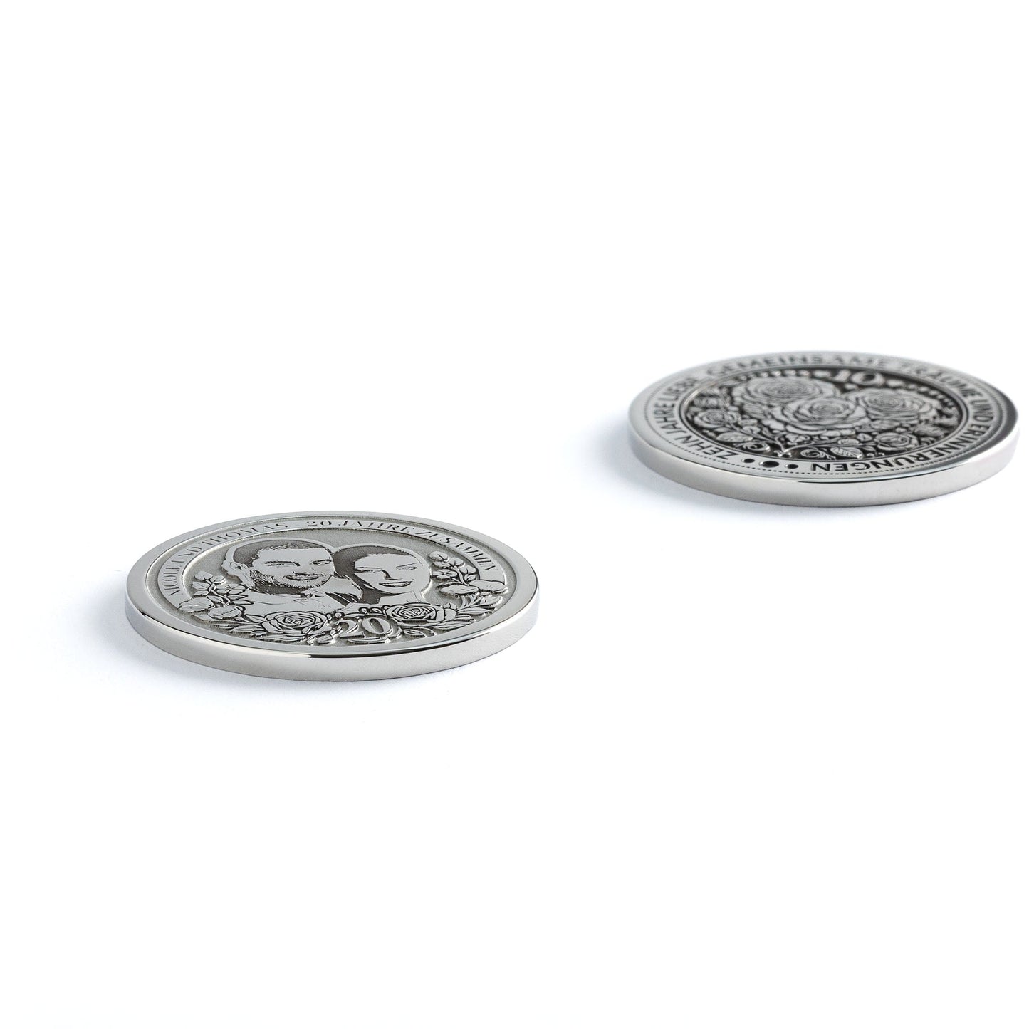 Personalised Anniversary Coin: The Perfect Gift for 20th Wedding Anniversary - seQua.Shop