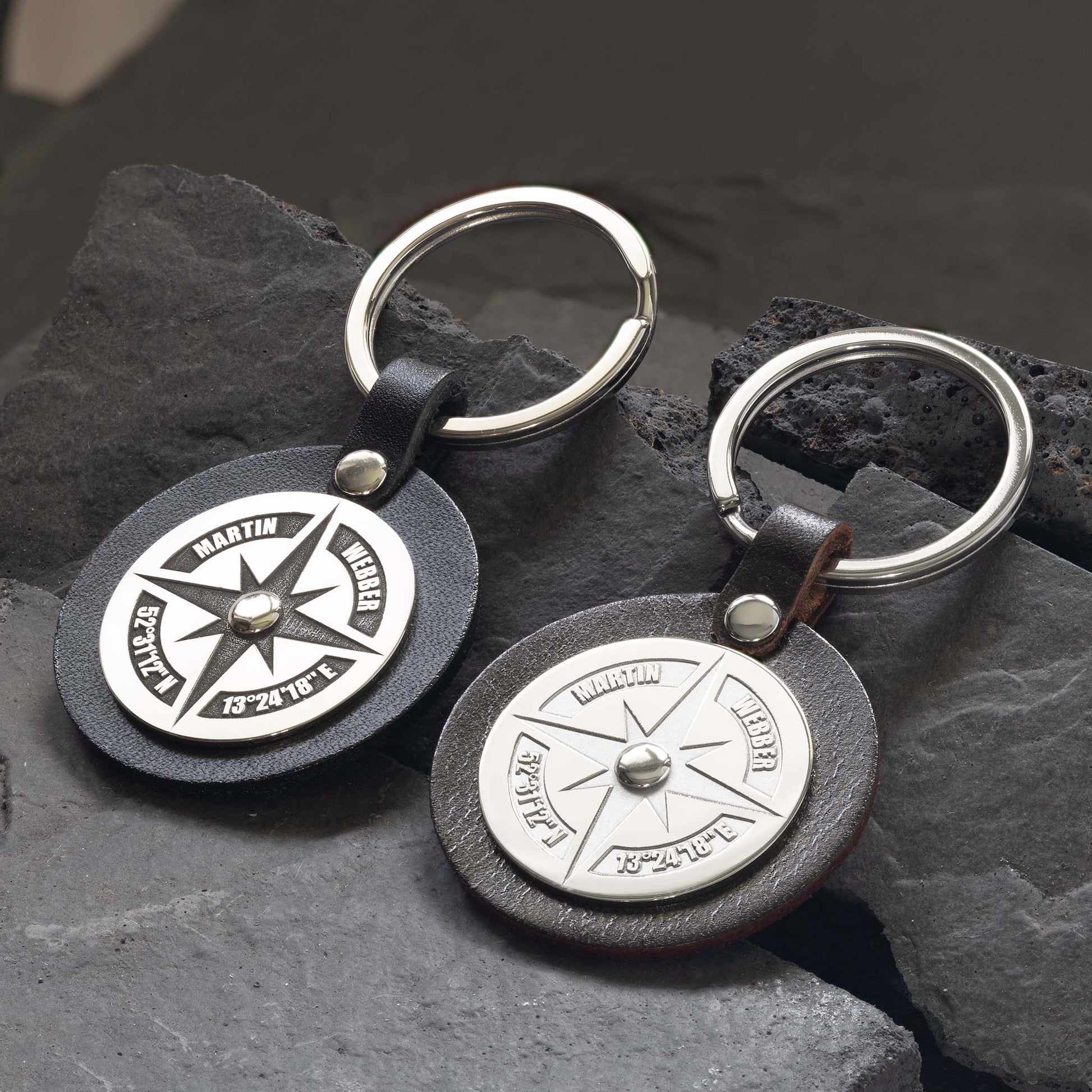 Personalised Keyring: The Perfect Gift for the Adventurous Soul black no color