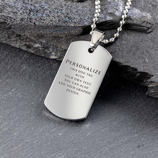 Personalized Dog Tag Necklace - Design Your Own Dog Tag - seQua.Shop