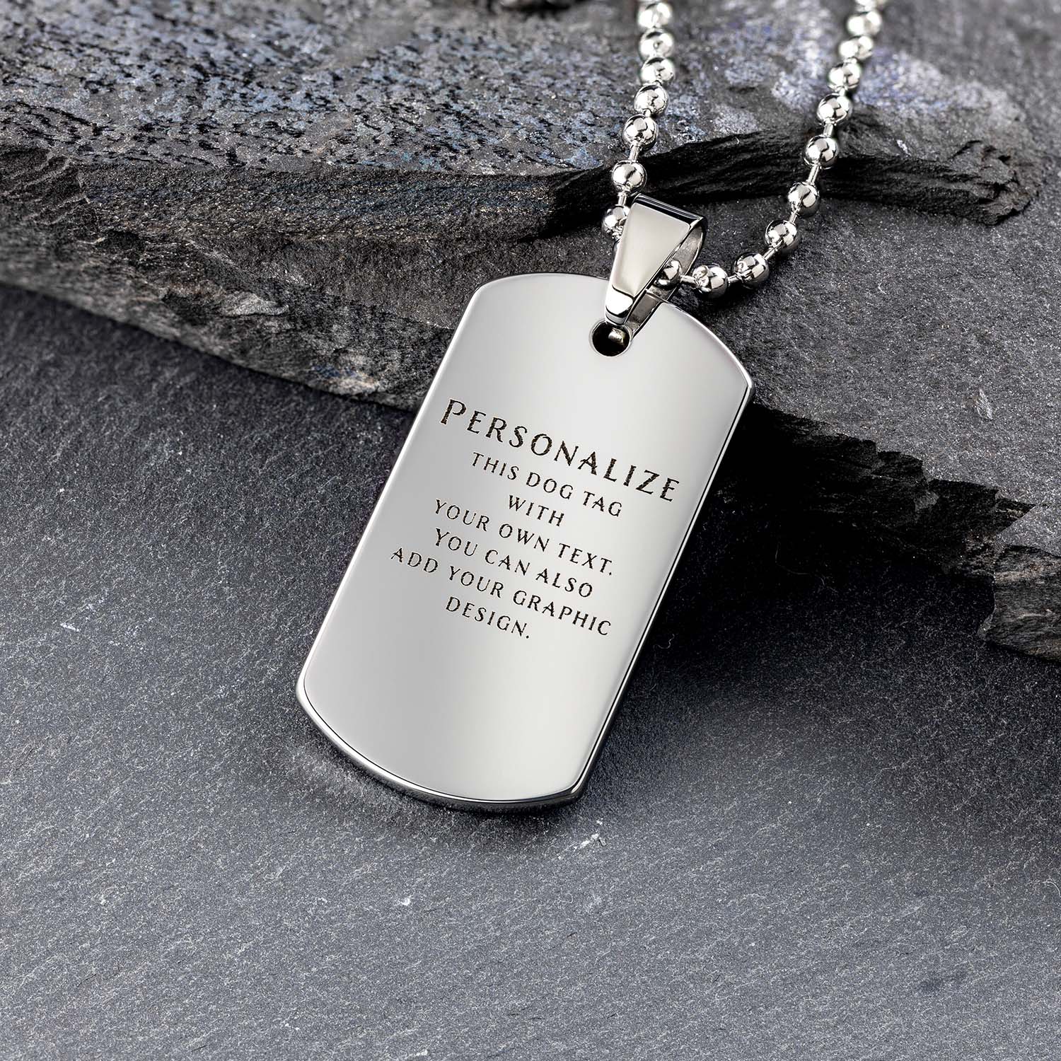 Personalisierte Erkennungsmarken - Unverwüstliche Dog Tag mit Gravur - seQua.Shop