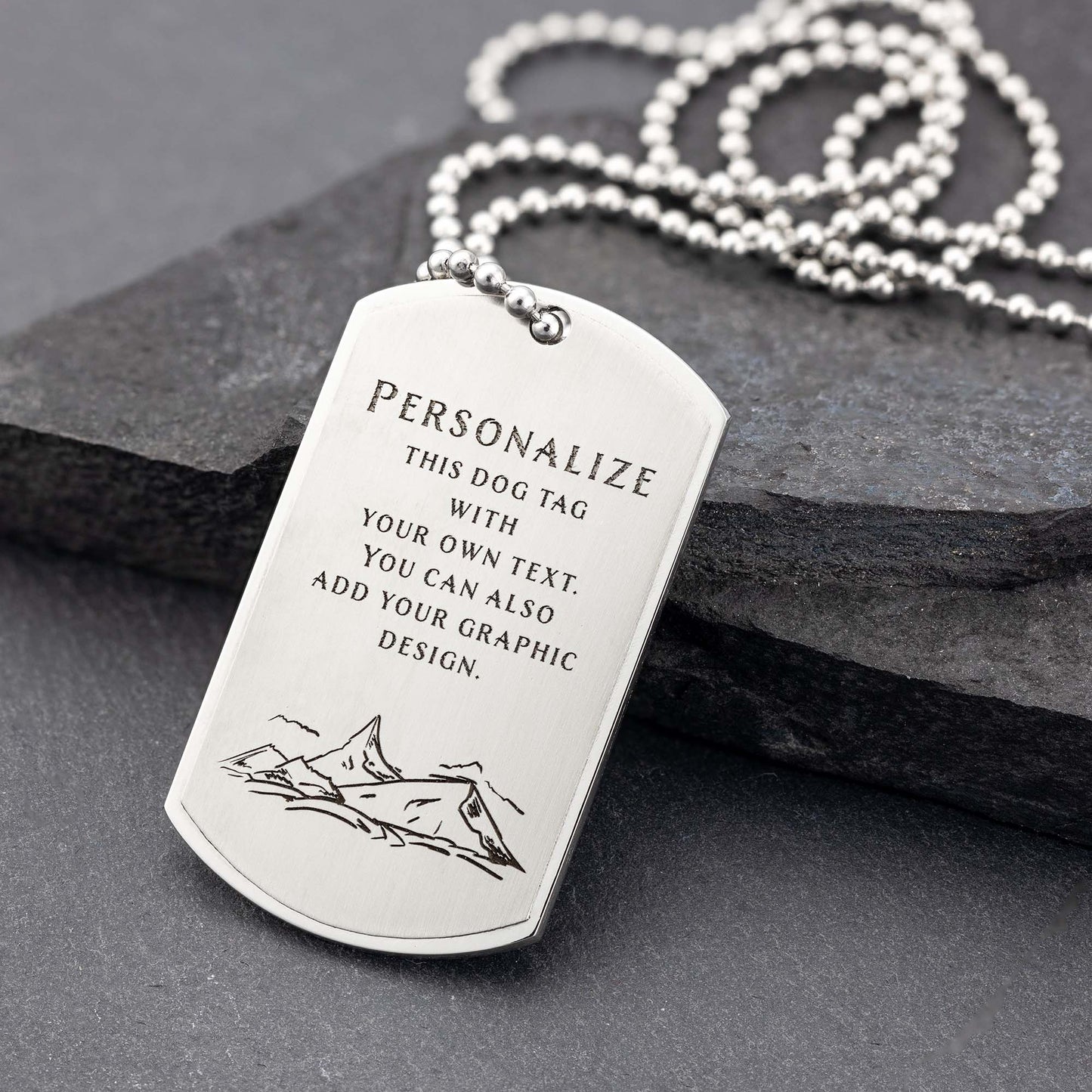 Personalisierte Titan-Dogtag - seQua.Shop