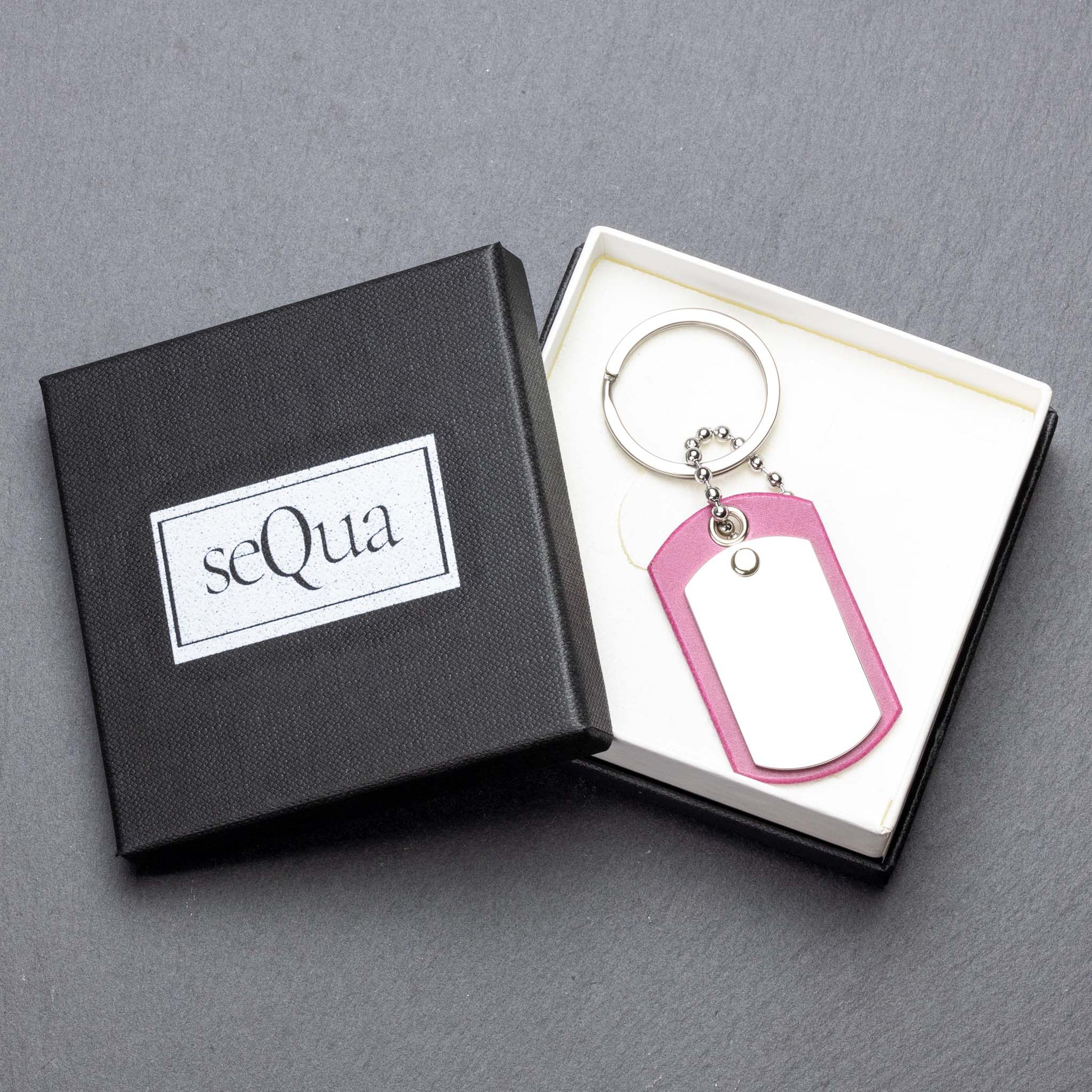 seQua's Custom Leather Keyring - The Pink Perfection - seQua.Shop