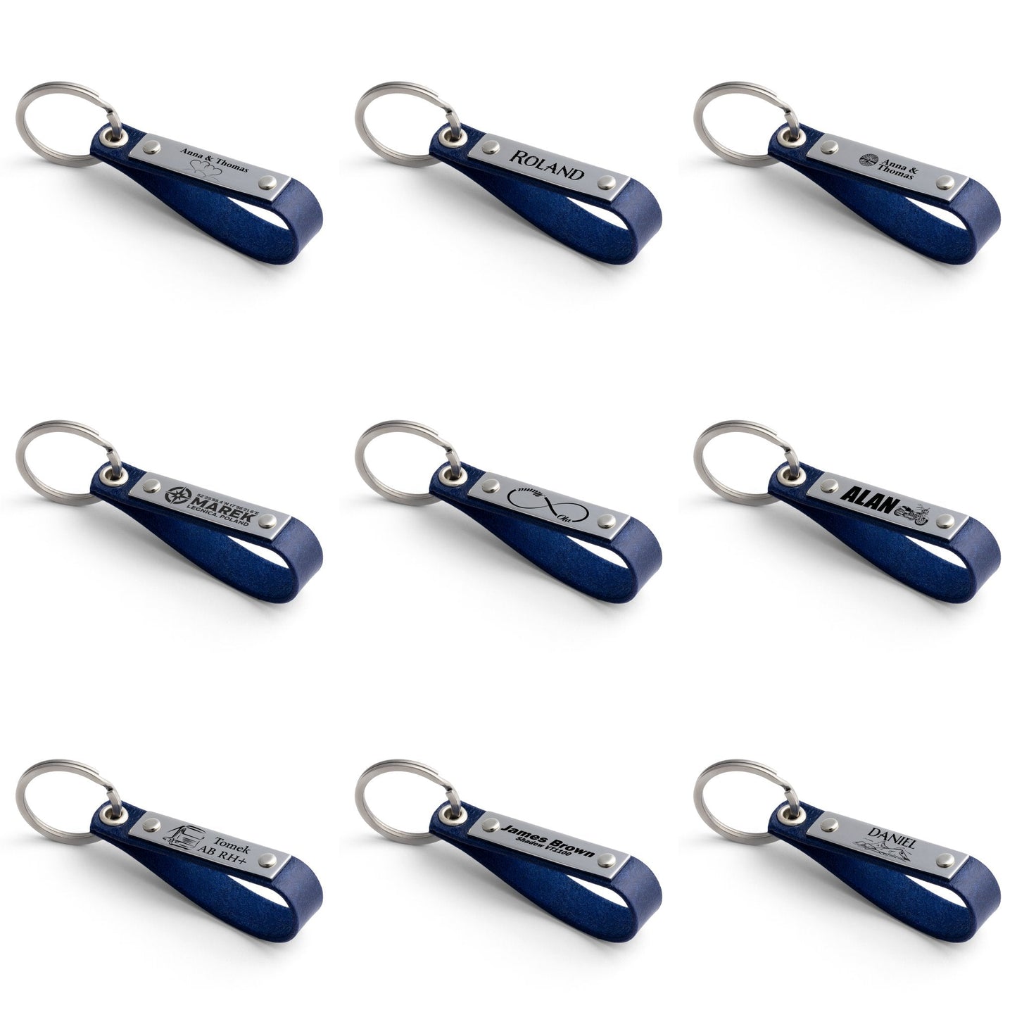 The Ultimate Blue Leather Keyring Experience at seQua - seQua.Shop