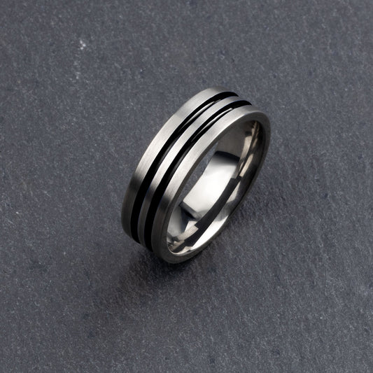 Titanium Rings: Handcrafted with Precision and Attention to Detail - seQua.Shop