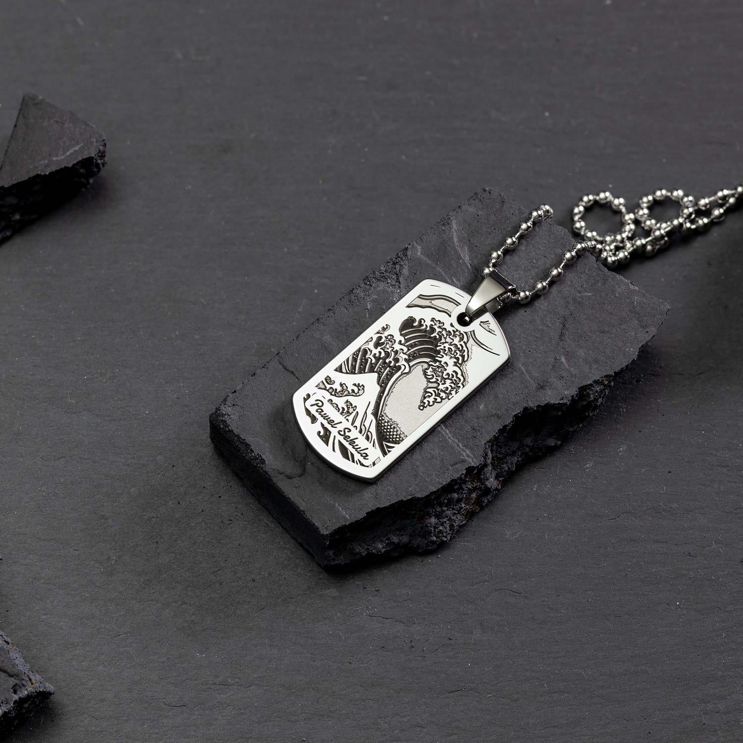 Unforgettable Nautical Gift for Sailors: The Custom Tsunami Pendant - seQua.Shop