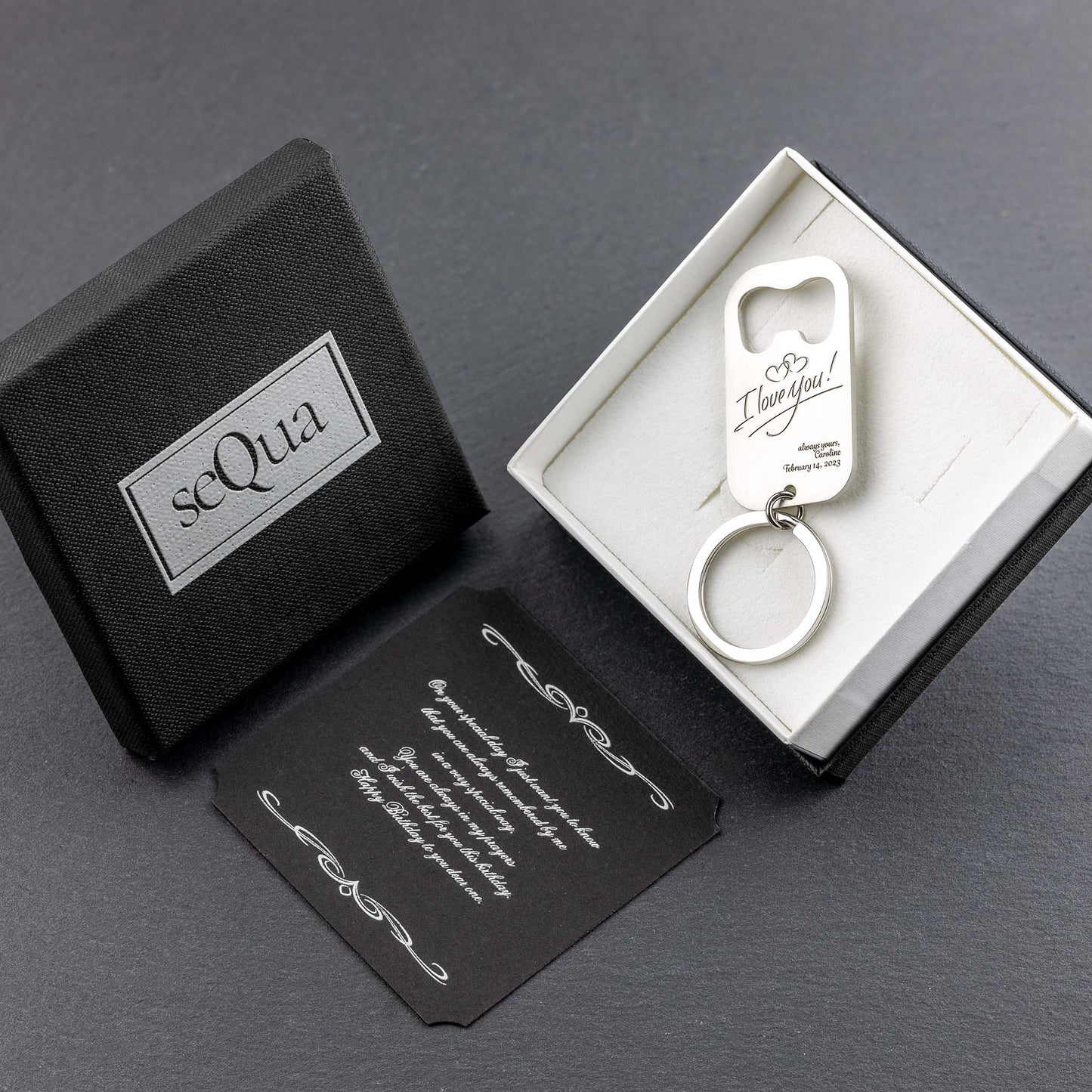 Your Personalized 3D Engraved Custom Bottle Opener: The Perfect Birthday Gift for Him - seQua.Shop
